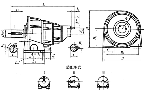 NCZD行星齒輪減速器參數